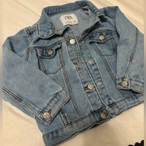 Zara Kids Light Blue Denim Jacket